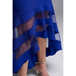 Load image into Gallery viewer, Sheer Panel Off shoulder Trumpet Dress 223743
