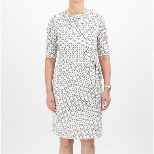 Polka Dot Knot Dress J4236