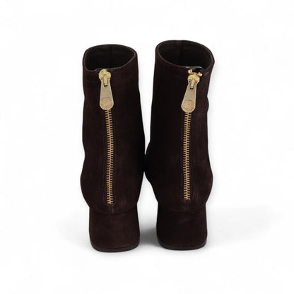Black Suede ankle boots 29262