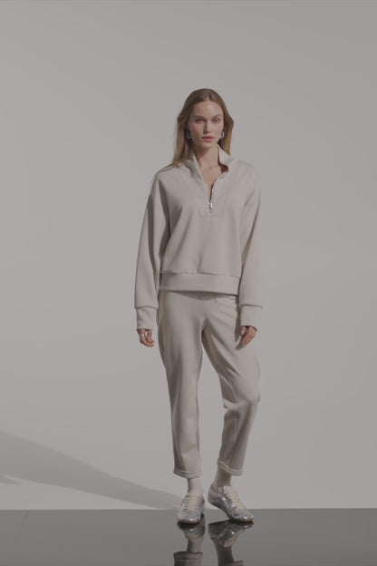 Scuba Jersey Boxy Sweatshirt