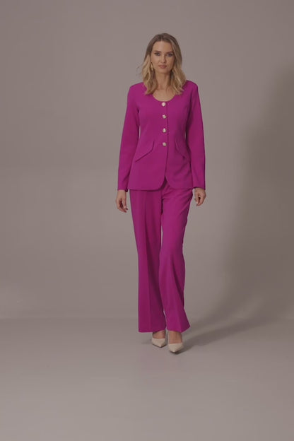 Scuba Crepe Tailored Jacket