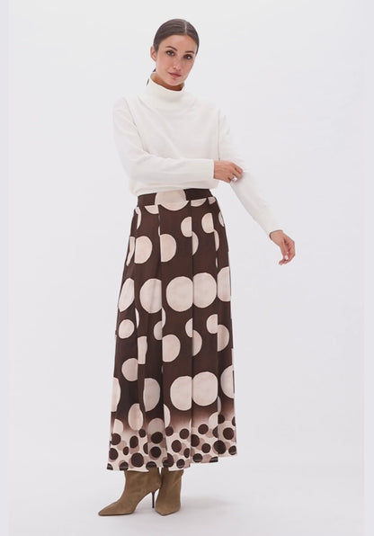 Maxi Retina Polka Dot Skirt