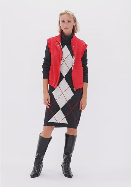 Red Statement Gilet
