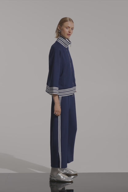 Scuba Jersey Pull-On Culotte Trousers