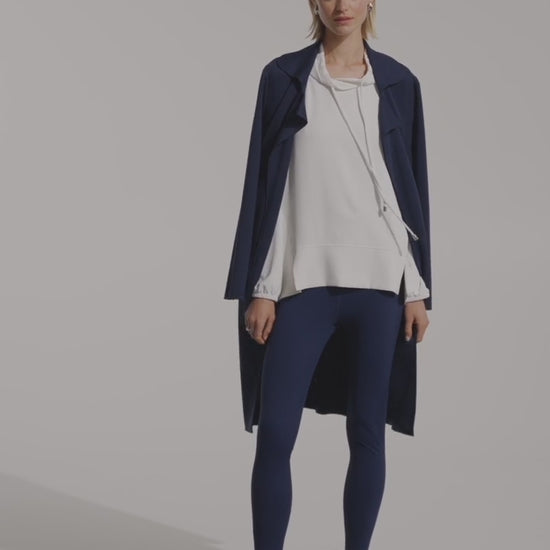 Scuba Jersey Straight Coat