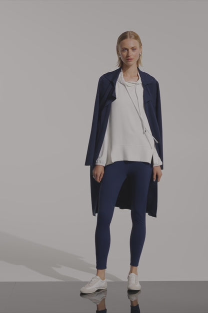 Scuba Jersey Straight Coat