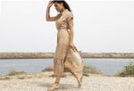 Load image into Gallery viewer, Black Broderie Anglaise Midi Dress ITO001

