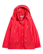 Load image into Gallery viewer, Broderie Anglaise Trench Jacket DET501
