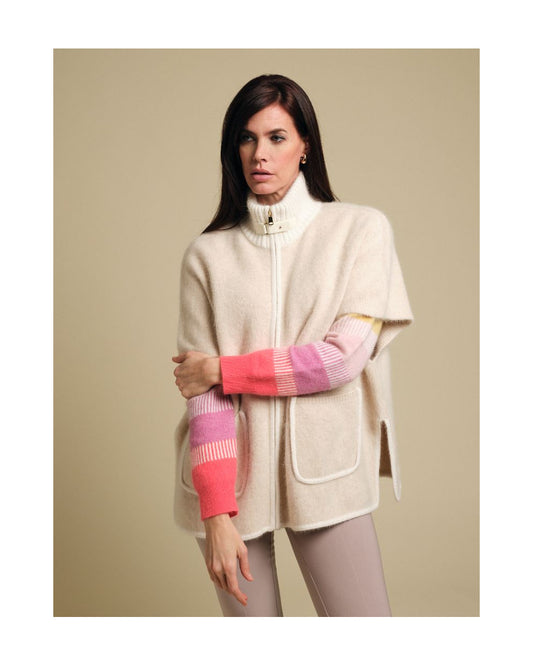 Fuego Mink Poncho Jacket