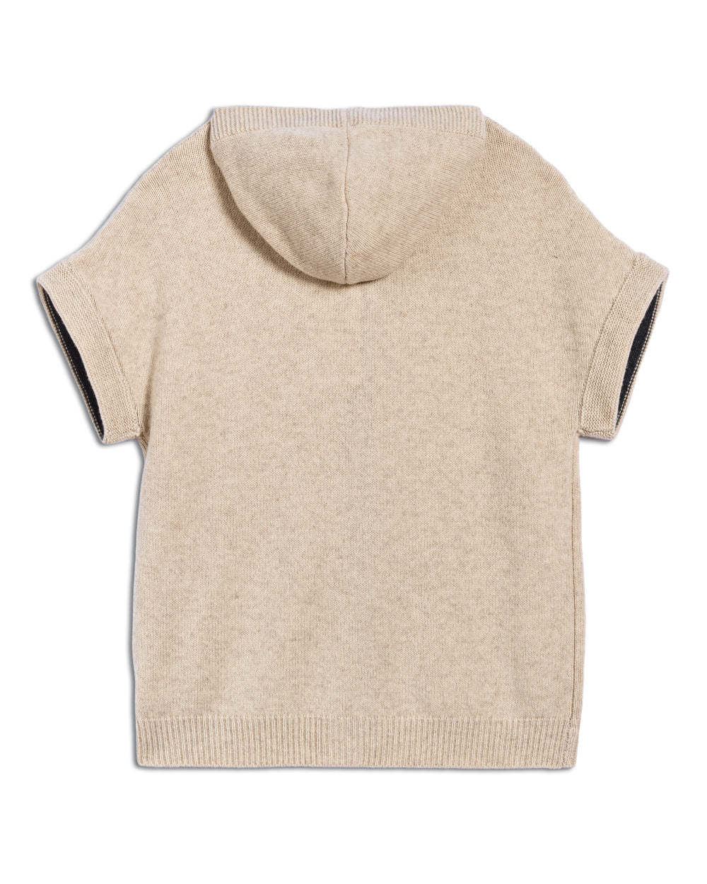 Merino Wool Hooded Knit Gilet
