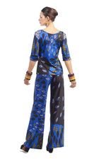 Load image into Gallery viewer, SAVE THE QUEEN Printed PeacockTop - Lucindas on-line
