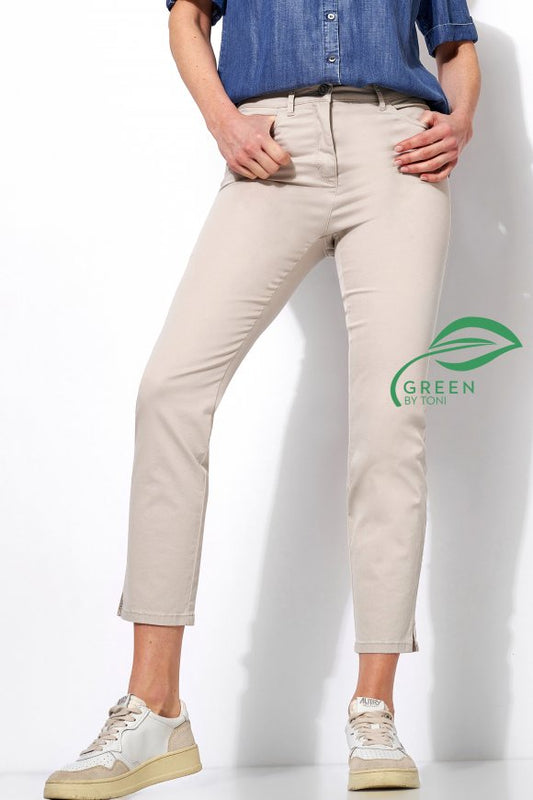 Be Loved Beige Crop Jeans 1225-58