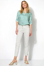 Load image into Gallery viewer, Be Loved Grey Crop Jeans 1225-58
