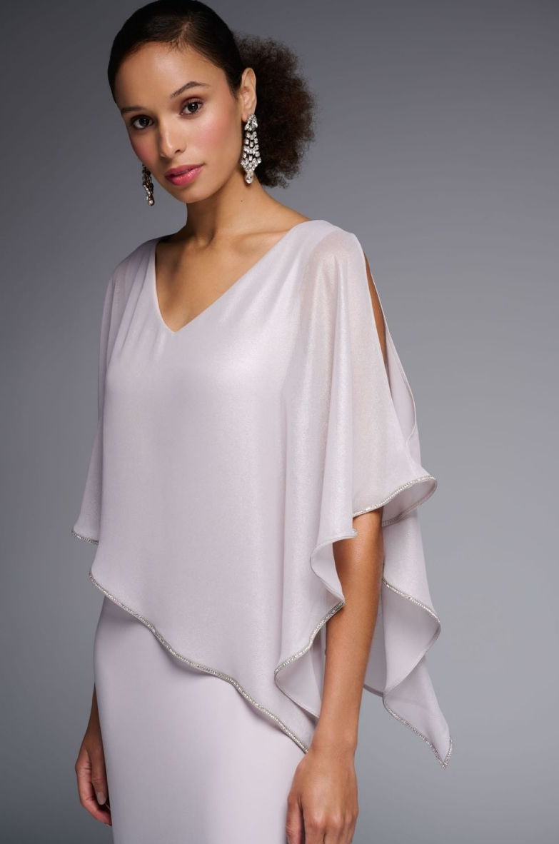 Joseph Ribkoff Chiffon Ovelay Gown 231762