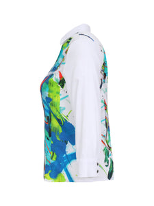 Dolcezza Abstract Print Shirt 23728