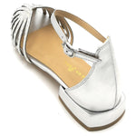 Load image into Gallery viewer, Silver Flat Sandals
