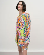 Load image into Gallery viewer, Vibrant Floral Print Blazer 33-1001
