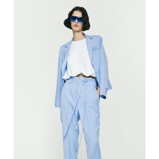 Access Fashion Sky Blue Tailored Blazer 33-1097