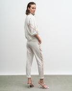 Load image into Gallery viewer, White Strass Bomber Jacket 33-1098
