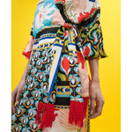 Load image into Gallery viewer, Floral Pattern Wrap Dress 33-3347
