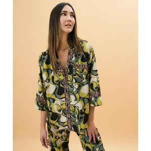 Oversize Printed Shirt 33-7019