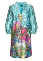 Load image into Gallery viewer, Vibrant Jungle Print Dress 45637
