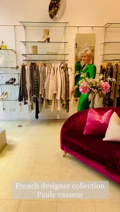 Paule Vasseur Emerald Silk Jacket