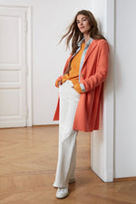 Load image into Gallery viewer, Classic Wool Coat in Apricot 2682
