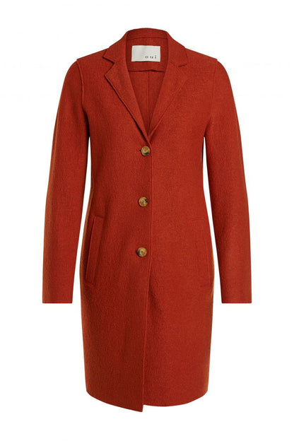 Classic Wool Coat in Cinnamon 2996