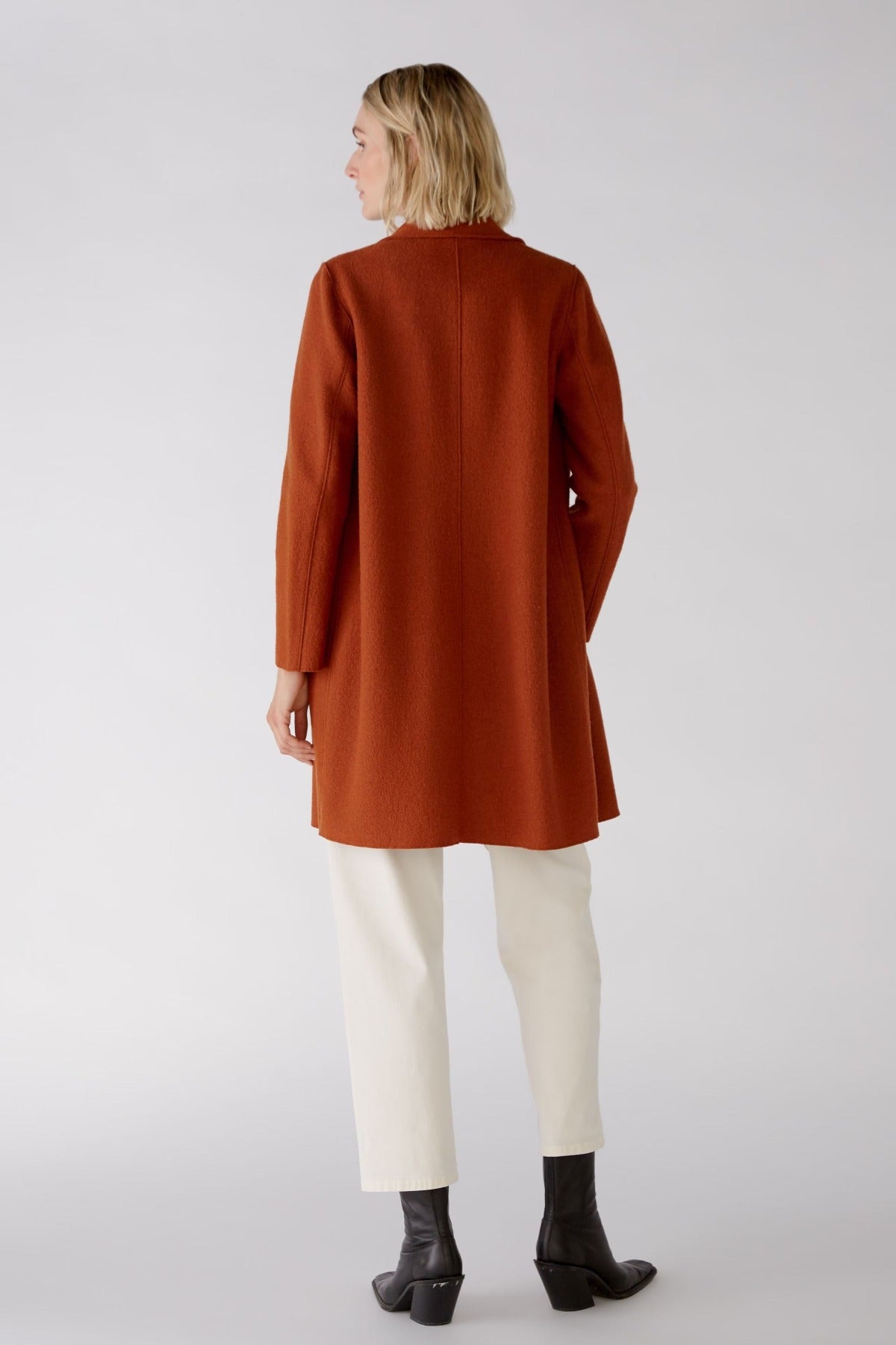 Classic Wool Coat in Cinnamon 2996
