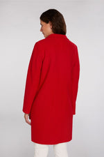 Load image into Gallery viewer, Classic Wool Coat in Cherry Red 3704
