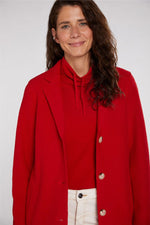 Load image into Gallery viewer, Classic Wool Coat in Cherry Red 3704
