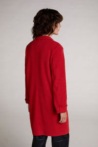 Classic Wool Coat in Pomeian Red 3736