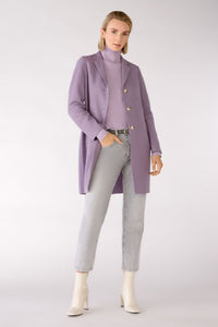 Classic Wool Coat in Purple 4156
