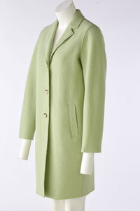 Classic Wool Coat in Light Green 6072