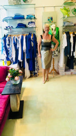 Load and play video in Gallery viewer, Linea Raffaeli gun metal Silk Dress with black bolero- 101-610
