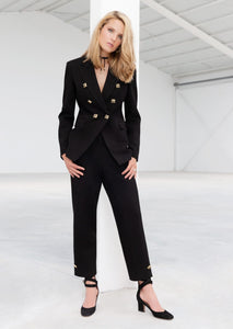 Carla Ruiz Double-Breasted Blazer 99012