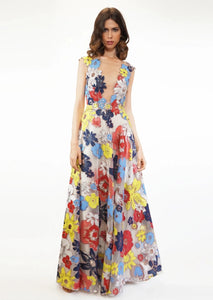 Carla Ruiz Floral Maxi Dress 96430