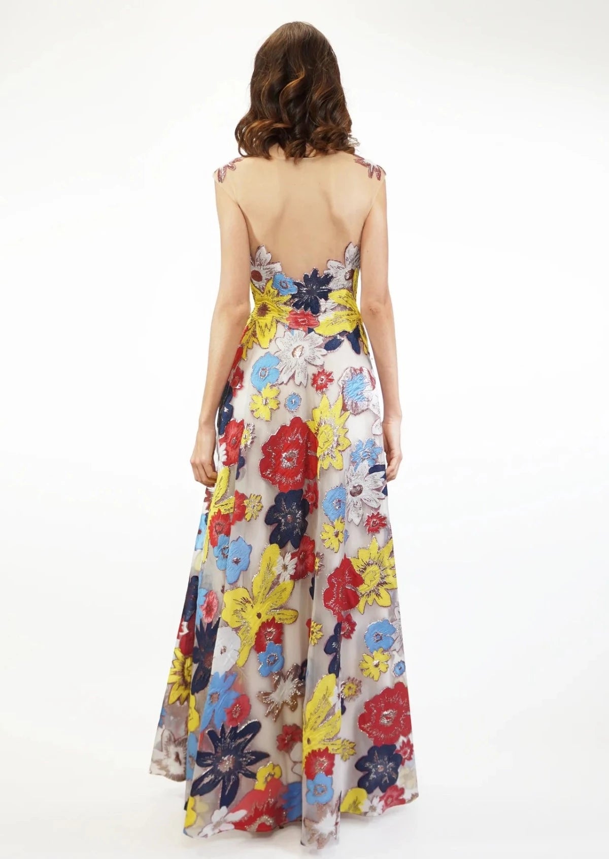 Carla Ruiz Floral Maxi Dress 96430