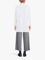 Load image into Gallery viewer, Patch Detail Cotton Longline Shirt 36016
