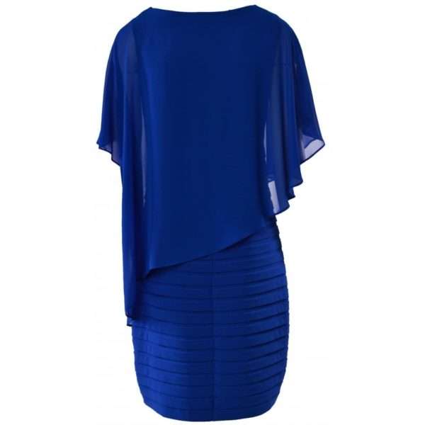 Chiffon Cape Bandage Dress