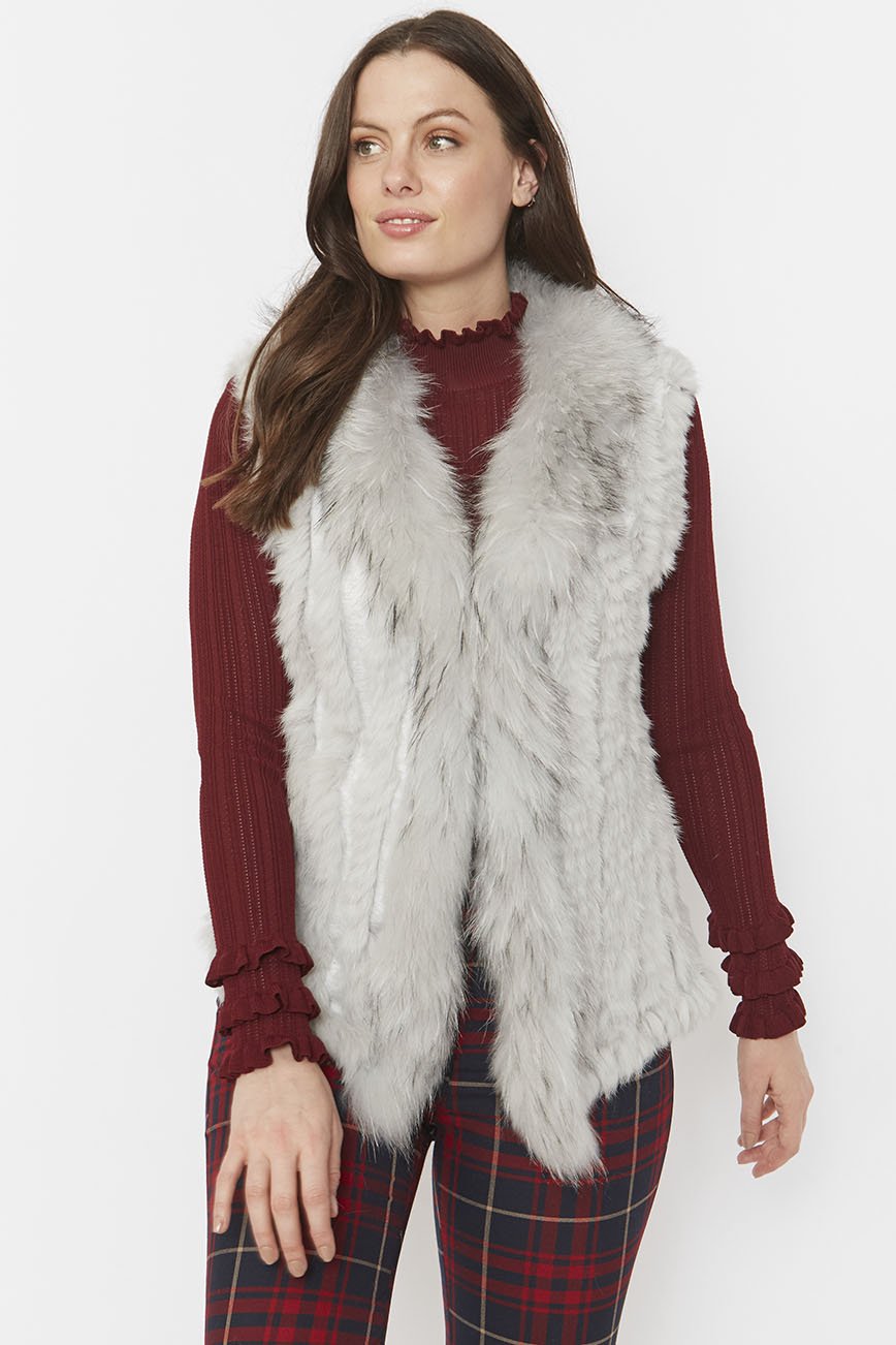Jayley Faux Fur Gilet - Lucindas on-line