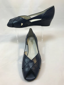 Cefalu Peep Toe Leather Wedge available in different colours