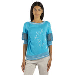Load image into Gallery viewer, Elisa Cavaletti Gioco Sleeve Top - Lucindas on-line
