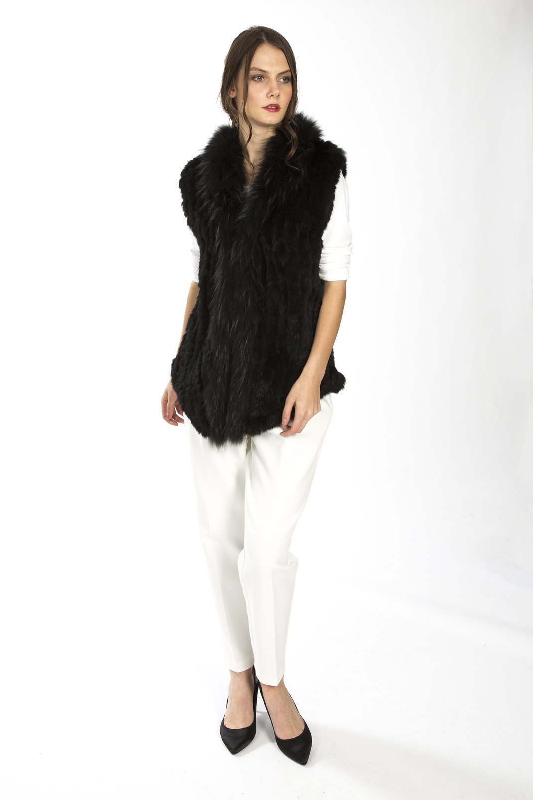 Jayley Faux Fur Gilet - Lucindas on-line