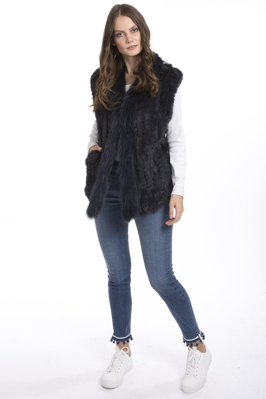 Jayley Faux Fur Gilet - Lucindas on-line