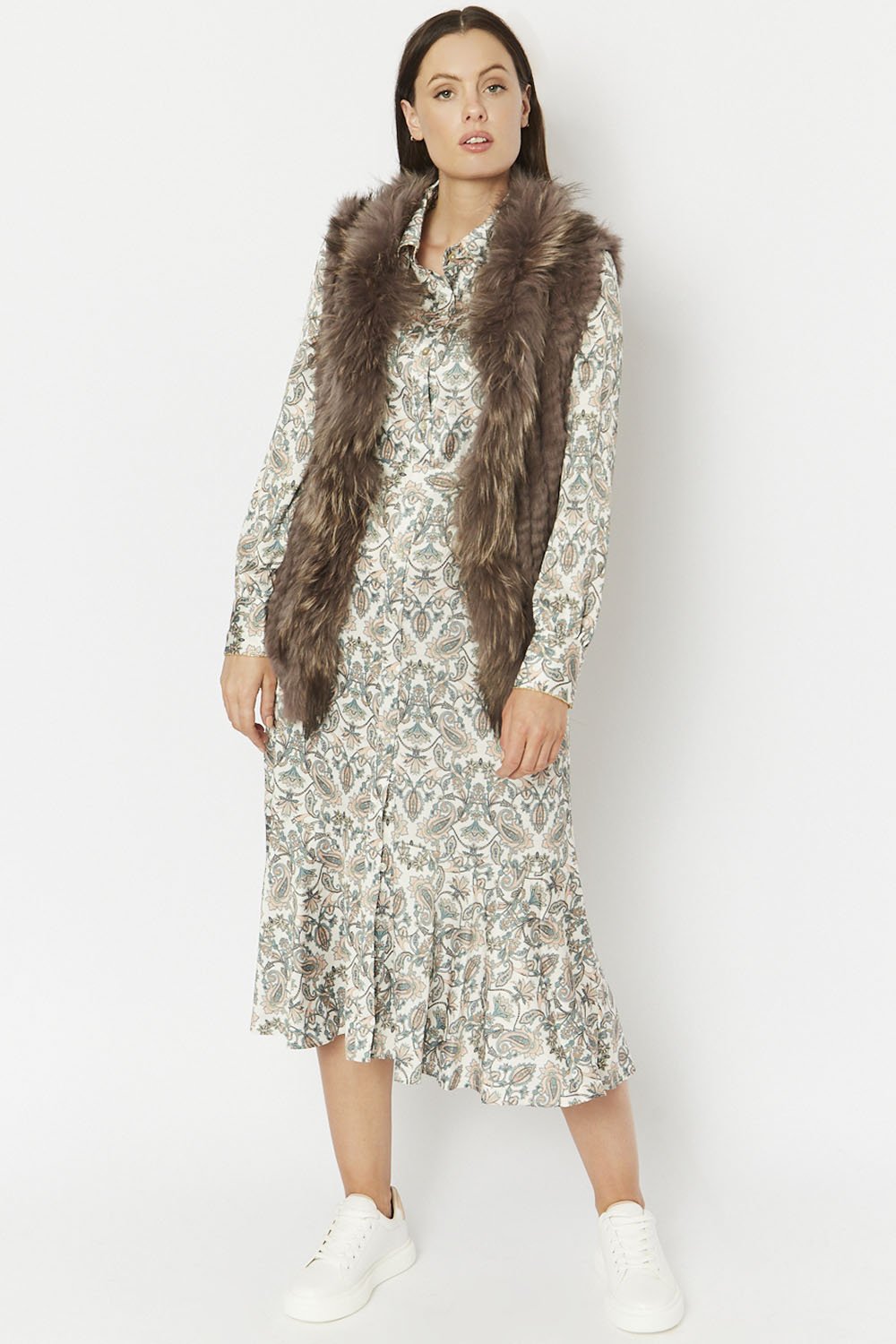 Jayley Faux Fur Gilet - Lucindas on-line