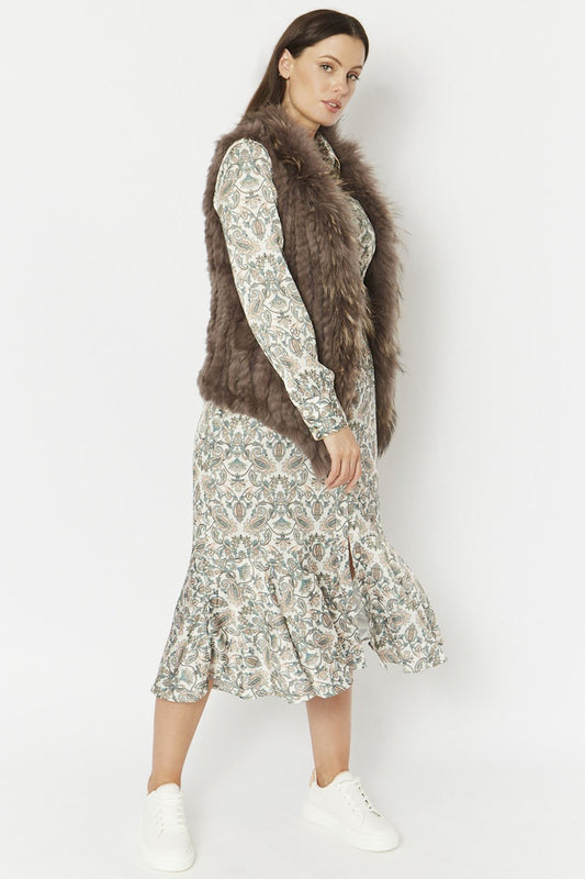 Jayley Faux Fur Gilet - Lucindas on-line