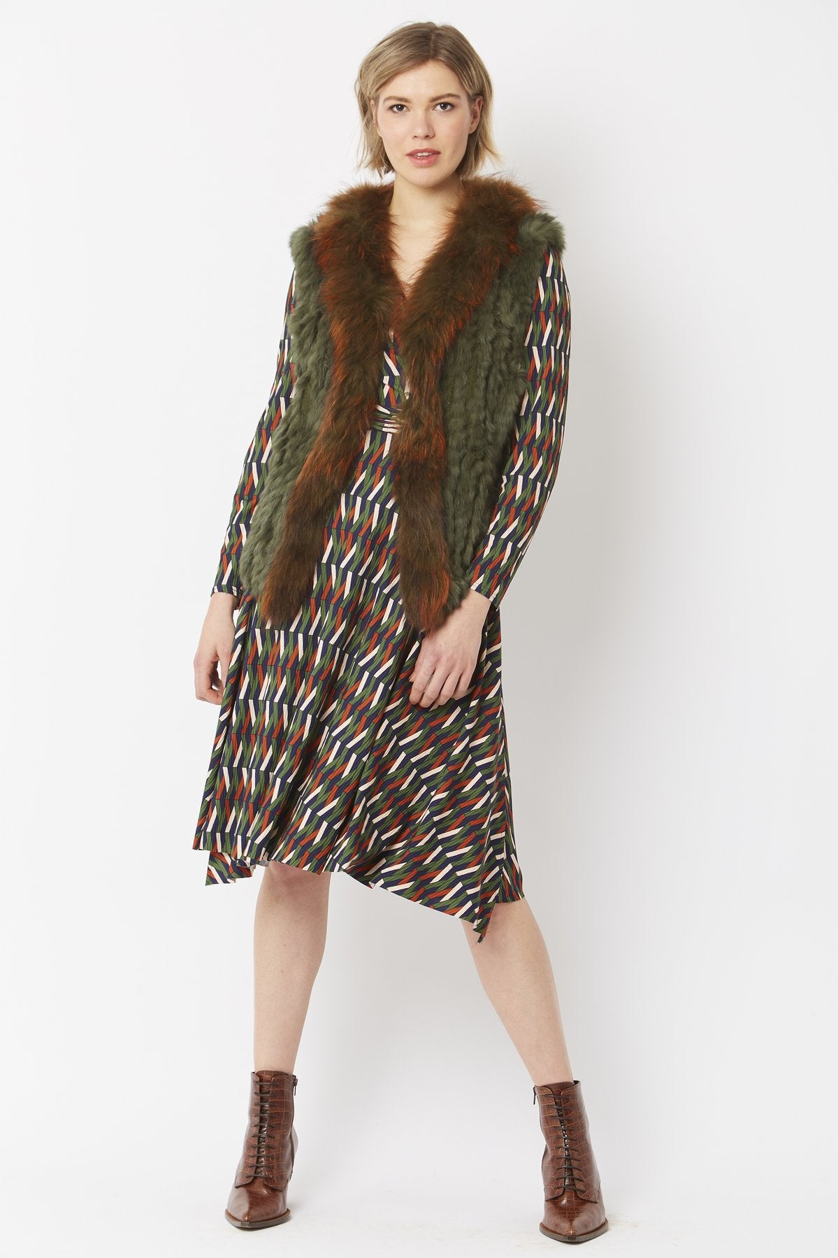 Jayley Faux Fur Gilet - Lucindas on-line