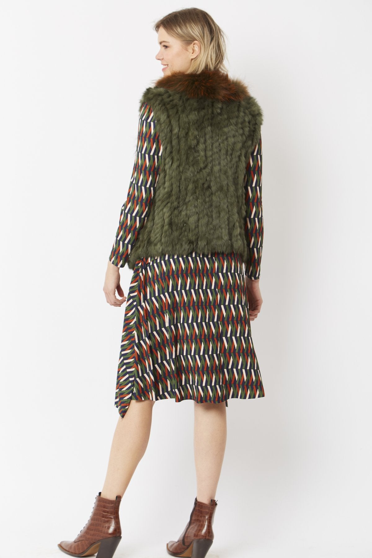 Jayley Faux Fur Gilet - Lucindas on-line